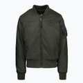 Giacca da uomo Pitbull Hacket Washed Bomber dark green
