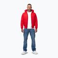 Giacca uomo Pitbull Palomar Padded Hooded Hybrid fluorescent/red 2