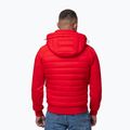 Giacca uomo Pitbull Palomar Padded Hooded Hybrid fluorescent/red 3