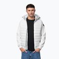 Giacca uomo Pitbull Palomar Padded Hooded Hybrid white 4