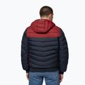 Giacca invernale da uomo Pitbull Rubio Quilted Hooded dark navy/red 3