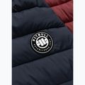 Giacca invernale da uomo Pitbull Rubio Quilted Hooded dark navy/red 9
