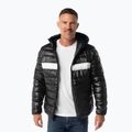 Giacca invernale uomo Pitbull Shatto trapuntata con cappuccio black 3