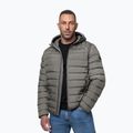 Giacca invernale uomo Pitbull Foothill Hooded Padded taupe 4