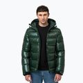 Giacca invernale uomo Pitbull Pepperwood Ribstop imbottita con cappuccio black/green 4