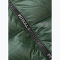 Giacca invernale uomo Pitbull Pepperwood Ribstop imbottita con cappuccio black/green 11