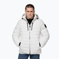 Giacca invernale uomo Pitbull Crestline Padded Hooded off white