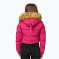 Giacca invernale donna Pitbull Azalea Quilted Hooded raspberry red 3