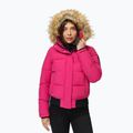 Giacca invernale donna Pitbull Azalea Quilted Hooded raspberry red 4