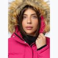 Giacca invernale donna Pitbull Azalea Quilted Hooded raspberry red 6