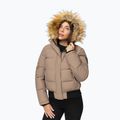 Piumino donna Pitbull Azalea Quilted Hooded dark sand 5