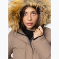 Piumino donna Pitbull Azalea Quilted Hooded dark sand 6