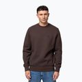 Felpa uomo Pitbull Small Logo Crewneck dark chocolate