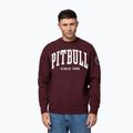 Felpa uomo Pitbull Norton Crewneck dark burgundy