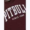 Felpa uomo Pitbull Norton Crewneck dark burgundy 7