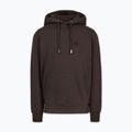 Felpa uomo Pitbull Small Logo Hooded dark chocolate