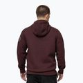 Felpa uomo Pitbull Norton Hooded dark burgundy 3