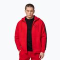 Felpa uomo Pitbull San Diego Ca Hooded Zip red 4
