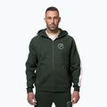 Felpa uomo Pitbull San Diego Ca Hooded Zip dark green