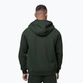 Felpa uomo Pitbull San Diego Ca Hooded Zip dark green 3