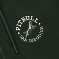 Felpa uomo Pitbull San Diego Ca Hooded Zip dark green 9