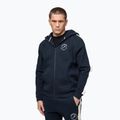 Felpa uomo Pitbull San Diego Ca con cappuccio e zip dark navy/red 4