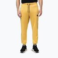Pantaloni uomo Pitbull Trackpants Tape Logo Terry Group pale yellow