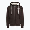 Felpa uomo Pitbull Ruffin Detroit Hooded Zip dark chocolate 5