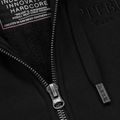 Felpa con cappuccio con zip uomo Pitbull Ruffin Detroit Hooded Zip black/black 9