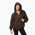 Felpa donna Pitbull Daisy Hooded Zip dark chocolate 4