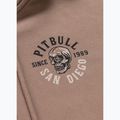 Felpa donna Pitbull Skull Surf Hooded Zip chocolate mousse 10