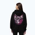 Felpa donna Pitbull Tattoo Hooded black 3