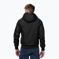 Giacca uomo Pitbull Athletic Logo Nylon Hooded black 3