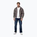 Giacca uomo Pitbull Athletic Logo Nylon Hooded taupe 2