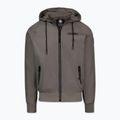 Giacca uomo Pitbull Athletic Logo Nylon Hooded taupe 5