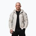 Giacca uomo Pitbull Athletic Logo Nylon Hooded light sand