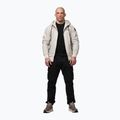 Giacca uomo Pitbull Athletic Logo Nylon Hooded light sand 2