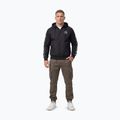 Giacca uomo Pitbull Athletic Tape Nylon Hooded black 2