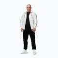 Giacca uomo Pitbull Athletic Tape Nylon Hooded off white 2