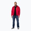 Giacca uomo Pitbull Athletic Tape Nylon Hooded red 2