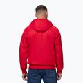 Giacca uomo Pitbull Athletic Tape Nylon Hooded red 3
