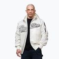Giacca uomo Pitbull Aero Flight Hooded off white 4