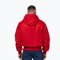 Giacca uomo Pitbull Aero Flight Hooded fluo/red 3