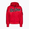 Giacca uomo Pitbull Aero Flight Hooded fluo/red 5