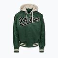 Giacca uomo Pitbull Mason San Diego Baseball Hooded bottle green/beige 4