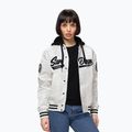 Giacca da donna Pitbull Angela San Diego Hooded Varsity off white 3