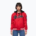 Giacca da donna Pitbull Angela San Diego Hooded Varsity fluo/red