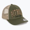 Cappellino con visiera da uomo Pitbull Mesh "Pitbull Norton" Trucker Low Profile green