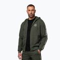 Felpa da uomo Pitbull Tape Parker Hooded Zip old green 5