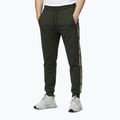 Pantaloni da uomo Pitbull Tape Parker Jogging old green